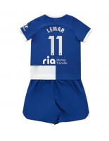 Atletico Madrid Thomas Lemar #11 Venkovní dres pro děti 2023-24 Krátký Rukáv (+ trenýrky)